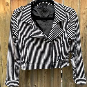 Sourpuss Clothing Striped Moro Jacket